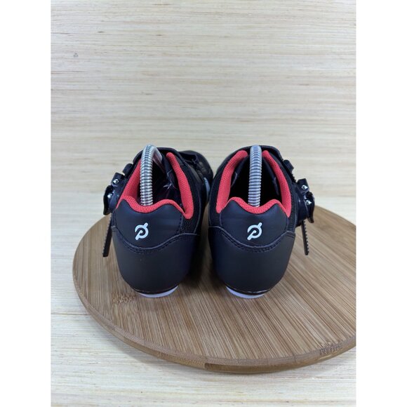 Peloton Black Leather Cycling Shoes Unisex Size 40 US Womens 9 Mens 7 - Picture 4 of 7